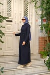 Neva Kışlık Ferace - Lacivert