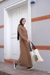 Neva Kışlık Ferace - Sütlü Kahve