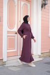 Reglan Kol Kışlık Ferace - Mürdüm