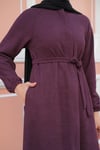Reglan Kol Kışlık Ferace - Mürdüm