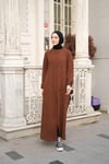 Reglan Kol Kışlık Ferace - Taba