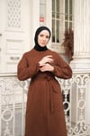 Reglan Kol Kışlık Ferace - Taba