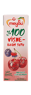 MEYSU %100 VİŞNE/KİRAZ/ÜZÜM SUYU 200ML
