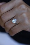 Yenigün Kuyumculuk14 Ayar Altın (1 cm) Büyük Oval Tektaş Yüzük YZK27779