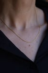 Yenigün Kuyumculuk14 Ayar Altın (1 mm) Çapraz Zincir Kolye
