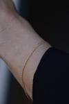 Yenigün Kuyumculuk14 Ayar Altın (1 mm) Çapraz Zincir Bileklik