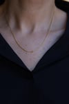 Yenigün Kuyumculuk14 Ayar Altın (1 mm) Çapraz Zincir Kolye