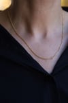 Yenigün Kuyumculuk14 Ayar Altın (1 mm) Tilki Kuyruğu Zincir Kolye