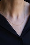 Yenigün Kuyumculuk14 Ayar Altın (2 mm) Barlı Zincir Kolye