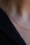 Yenigün Kuyumculuk14 Ayar Altın (2 mm) Barlı Zincir Kolye