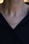Yenigün Kuyumculuk14 Ayar Altın (2 mm) Çiftli Zincir Kolye
