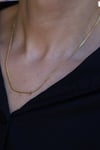 Yenigün Kuyumculuk14 Ayar Altın (2 mm) Çiftli Zincir Kolye
