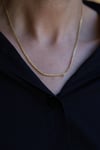 Yenigün Kuyumculuk14 Ayar Altın (2 mm) Çiftli Zincir Kolye