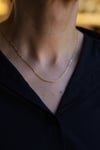 Yenigün Kuyumculuk14 Ayar Altın  (2 mm) Figaro Zincir Kolye