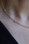Yenigün Kuyumculuk14 Ayar Altın (2 mm) Halat Zincir Dorika Detay Kolye