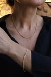 Yenigün Kuyumculuk14 Ayar Altın 2 mm Kutu Zincir Set ZSM035