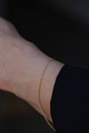 Yenigün Kuyumculuk14 Ayar Altın (2 mm) Love Zincir Bileklik