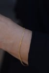 Yenigün Kuyumculuk14 Ayar Altın (2 mm) Love Zincir Bileklik