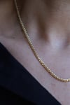Yenigün Kuyumculuk14 Ayar Altın (3 mm) Çiftli Zincir Kolye