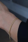 Yenigün Kuyumculuk14 Ayar Altın 3 mm Gurmet Bileklik ZBM033