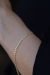 Yenigün Kuyumculuk14 Ayar Altın (3 mm) Love Zincir Bileklik