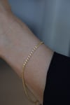 Yenigün Kuyumculuk14 Ayar Altın (3 mm) Love Zincir Bileklik