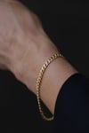 Yenigün Kuyumculuk14 Ayar Altın 4 mm Gurmet Bileklik ZBM050