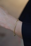 Yenigün Kuyumculuk14 Ayar Altın 4 mm Gurmet Bileklik ZBM031