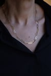 Yenigün Kuyumculuk14 Ayar Altın (6 mm) Oval Plakalı Zincir Kolye