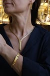 Yenigün Kuyumculuk14 Ayar Altın Kare Çerçeveli Kalze Set ZSM044