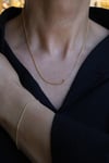 Yenigün Kuyumculuk14 Ayar Altın Kübik (1 mm) Zincir Set