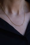 Yenigün Kuyumculuk14 Ayar Altın Kübik (1 mm) Zincir Kolye