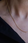 Yenigün Kuyumculuk14 Ayar Altın Kübik (1 mm) Zincir Kolye