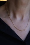 Yenigün Kuyumculuk14 Ayar Altın Kübik (1 mm) Zincir Kolye