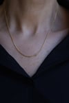 Yenigün Kuyumculuk14 Ayar Altın Kübik (1 mm) Zincir Kolye