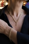 Yenigün Kuyumculuk14 Ayar Altın  Modern Dorikalı Sarkıt Set ZSM026