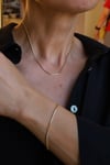 Yenigün Kuyumculuk14 Ayar Altın Silindir Şeklinde Balıksırtı Set ZSM023