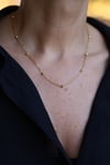 Yenigün Kuyumculuk14 Ayar Altın Top Detaylı Küçük Ataç Kolye ZKM045