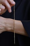 Yenigün Kuyumculuk14 Ayar Altın Top Detaylı Balıksırtı Bileklik ZBM038