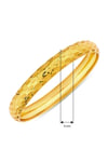 Yenigün KuyumculukHediyelik Yatırımlık Baklava Işıltılı (5 gr) Altın Bilezik-10 mm Genişlik