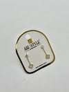 14K Altın Kaplama Taşlı Küpe BZ0186