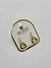 14K Altın Kaplama Taşlı Küpe BZ0198