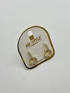 14K Altın Kaplama Taşlı Küpe BZ0199