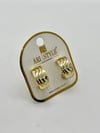 14K Altın Kaplama Taşlı Küpe BZ0207