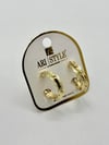 14K Altın Kaplama Taşlı Küpe BZ0280