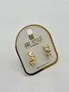 14K Altın Kaplama Taşlı Küpe BZ0285
