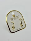 14K Altın Kaplama Taşlı Küpe BZ0510