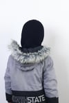 Çocuk İpli Siyah Balaclava Triko Bere / Başlık