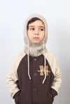 Çocuk İpli Taş Balaclava Triko Bere / Başlık