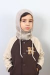 Çocuk İpli Taş Balaclava Triko Bere / Başlık